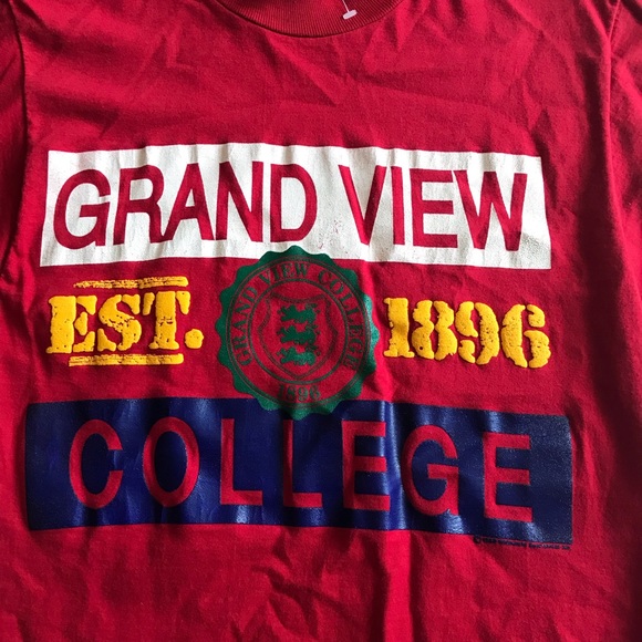 Vintage jerzees grand view Iowa shirt - Picture 3 of 3
